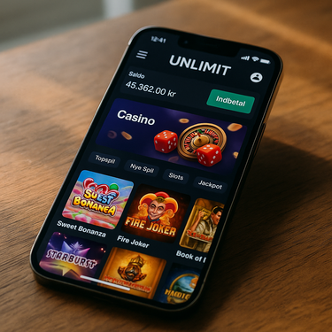 Unlimit Casino - Mobile Platform - Responsive Design for Slots and Live Casino